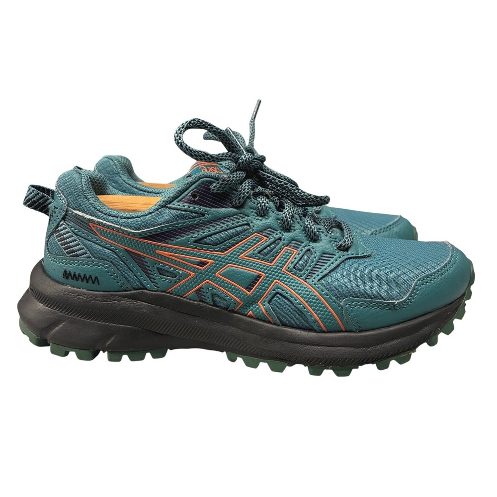 Asics Trail Scout 2 Running Shoes Womens Size 6 Teal Hiking Sneakers 1012B039